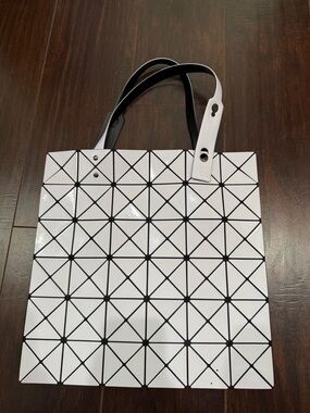 Bao Bao Issey Miyake Tote Bag limited white